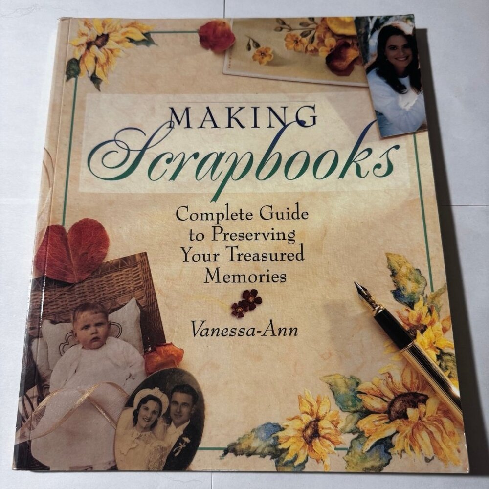 Making Scrapbooks vintage arts and crafts reference 1998 treasured memories
